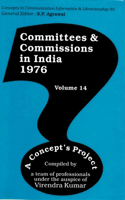 Committees and Commissions in India 1976, a Concept's Project (Concepts in Communication Informatics and Librarianship-50)