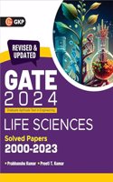 GATE 2024 : Life sciences - Solved Papers 2000-2023 by Dr. Prabhanshu Kumar & Er. Preeti T. Kumar