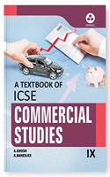 Oswal Commercial Studies Textbook for ICSE Class 9 : By A. Ghosh, A. Banerjee, Latest Edition 2023-24