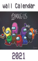 Among us Calendar 2021: 2021 Game Of The year Among Us calendar