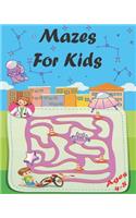 Maze Puzzles for Kids 4-8