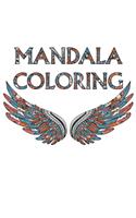 Mandala Coloring: Large 100 Inspirational Designs to Coloring for Adult with Pencils Featuring Beautiful Mandalas