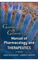 Goodman And Gilman Manual Of Pharmacology And Therapeutics (Appleton & Lange Med Ie Ovruns)