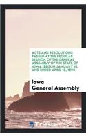 Acts and Resolutions Passed at the ... Session of the General Assembly of ...