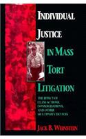 Individual Justice in Mass Tort Litigations