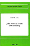 John Dewey's Theory of Community