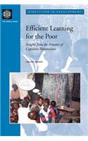 Efficient Learning for the Poor: Insights from the Frontier of Cognitive Neuroscience