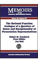 Rational Function Analogue of a Question of Schur and Exceptionality of Permutation Representations