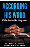 According To His Word