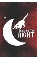 Bring On The Night: Blank Lined Notebook ( Gothic ) Blood