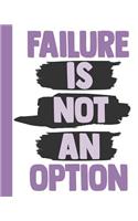 Failure is Not an Option
