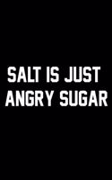 Salt Is Just Angry Sugar: Wide Ruled Composition Notebook