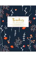 Teacher Planner Pretty Simple 2019-2020: Weekly and Monthly Teacher Planner Academic Year Lesson Plan and Record Book (July 2019 through June 2020)