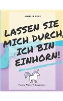 Lassen Sie mich ...: XXL Notizbuch für struktuiertes Arbeiten mit Statement-Cover, lustige Sprüche, 120 Seiten Cornell-Methode, liniert