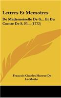 Lettres Et Memoires