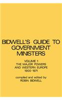 Guide to Government Ministers