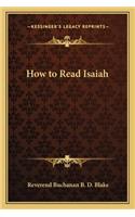 How to Read Isaiah