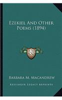 Ezekiel and Other Poems (1894)