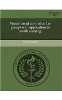 Vision-Based Control on Lie Groups with Application to Needle Steering