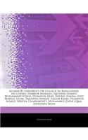 Articles on Alumni by University or College in Bangladesh, Including