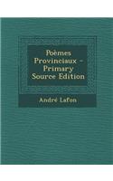 Poemes Provinciaux