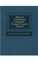 Manuel D'Anatomie Comparee