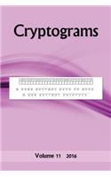 Cryptograms: Volume 11 2016: (English)