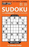 Sudoku Book for Experienced Puzzlers: 200 Puzzles (Volume 3)