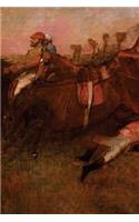 ''Scene From the Steeplechase the Fallen Jockey'' by Edgar Degas - 1866: Journal (Blank / Lined)