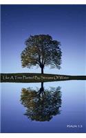 Like a Tree Planted by Streams of Water: Journal/Notebook/Diary
