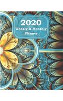 2020 Weekly & Monthly Planner