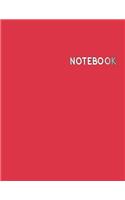 Notebook: Classic Notebook - Large (8.5 x 11 inches) -: 100 Pages - SILVER writing