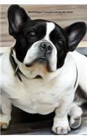 Bouledogue Français Carnet de notes: Journal A5 ligné original de 119 pages- Une belle idée de cadeau pour les amoureux des animaux