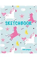 Unicorn Sketchbook 200 pages