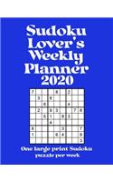 Sudoku Lover's Weekly Planner 2020