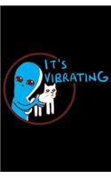 Vibrating cat Notebook