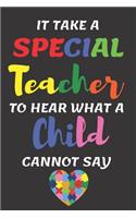 It Takes a Special Teacher to Hear What a Child Cannot Say