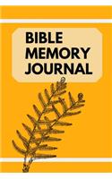 Bible Memory Journal