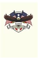 Alaska: Ruled Travel Diary Notebook or Journey Journal - Lined Trip Pocketbook for Men and Women with Lines