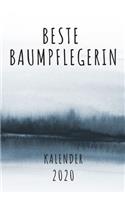 BESTE Baumpflegerin KALENDER 2020: Cooles Geschenk für eine Baumpflegerin - Kalender Geschenkidee für das Jahr 2020 im White Black Design - mit zusätzlicher Jahresübersicht und Kontak