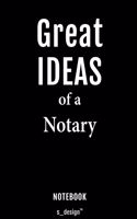 Notebook for Notaries / Notary: awesome handy Note Book [120 blank lined ruled pages]
