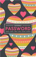 Internet Password Logbook - Journal - Libreta - Cahier - Taccuino - Notizbuch