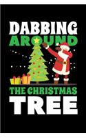 Dabbing Around the Christmas tree: Journal / Notebook / Diary Gift - 6"x9" - 120 pages - White Lined Paper - Matte Cover"