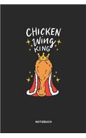 Notizbuch Chicken Wing King Karo