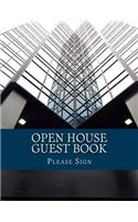 Open House Guest Book