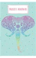 Bullet Journal: Spiritual Mandala Elephant Notepad 150 Dotted Page 6x9 Great Gift Idea