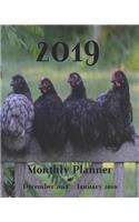 2019 Monthly Planner December 2018 - January 2020
