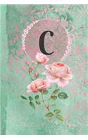 Personalized Monogrammed Letter C Journal