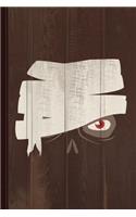 Zombie Mummy Face Journal Notebook: Blank Lined Ruled for Writing 6x9 110 Pages