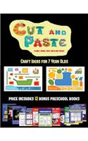 Craft Ideas for 7 Year Olds (Cut and Paste Planes, Trains, Cars, Boats, and Trucks): 20 full-color kindergarten cut and paste activity sheets designed to develop visuo-perceptive skills in preschool children. The price of this book i(Craft Ideas for 7 Year Olds)